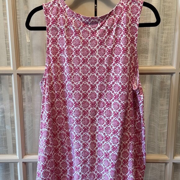 J. Jill Mandala Floral Patterned V Neck Tank - Picture 3 of 4